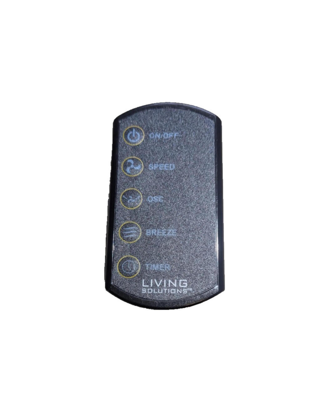 Living Solutions Remote Control Black Wireless Handheld for Tower Pedestal Fans